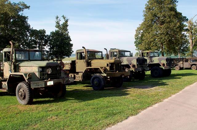 Truck row.