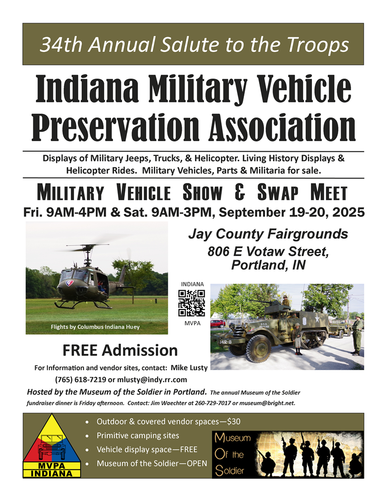 2025 Indiana MVPA Rally Flyer