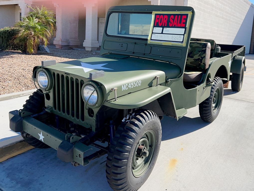 Gene Spicer's M38 & Trailer