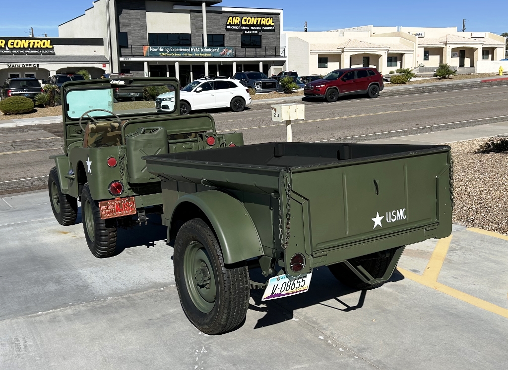 Gene Spicer's M38 & Trailer